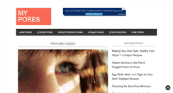 Desktop Screenshot of mypores.com